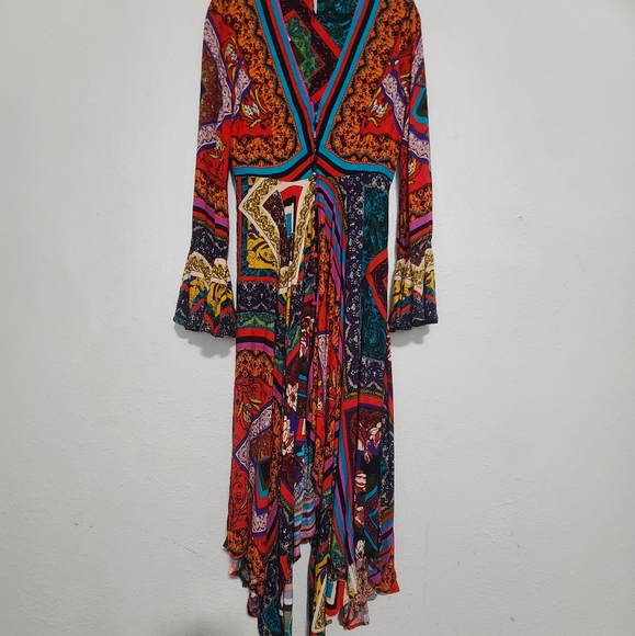 Free people maxi dress gypsies boho witchy Y2k - Picture 15 of 15